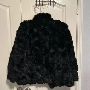 Somerset Furs | Jackets & Coats | Womens 0 Black Rabbit Fur Coat